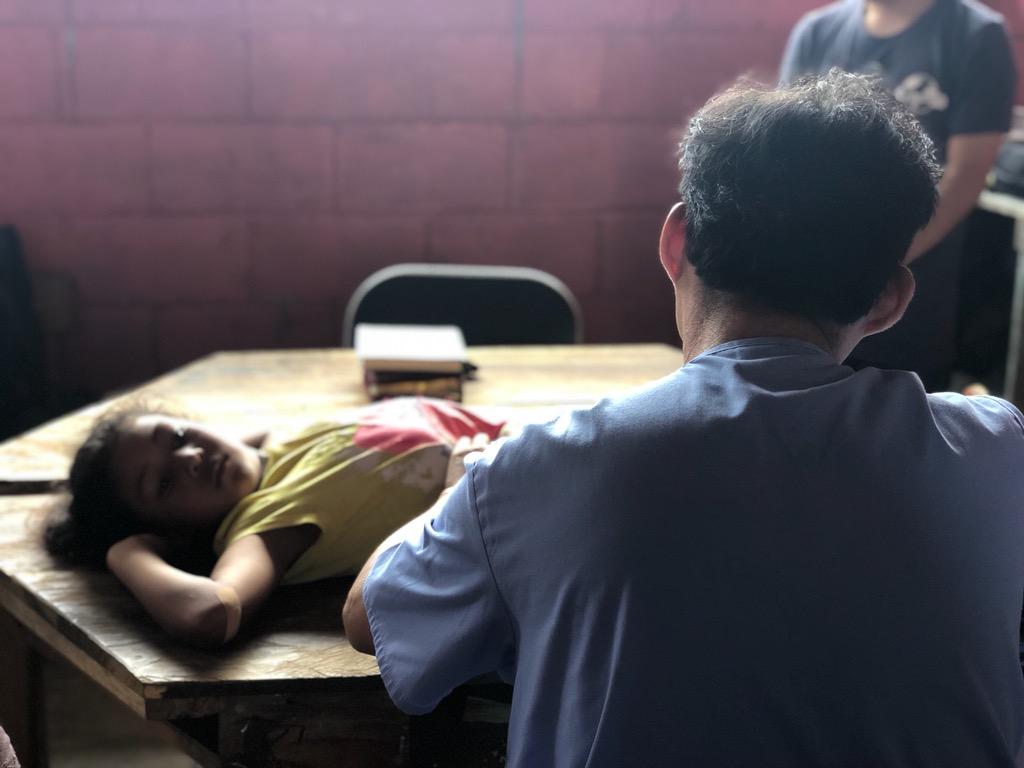 Mission trip — treatment session