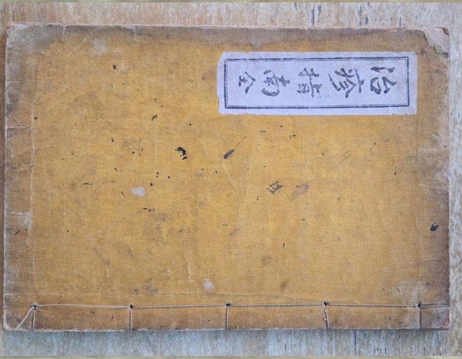 Cover label reading Guide to Treating Rashes in classical calligraphy